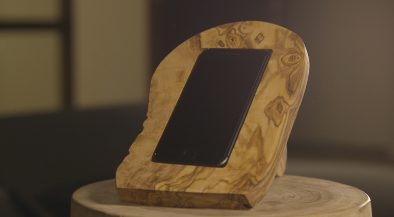 Grab your router tools and turn a chopping board into a wireless phone charger